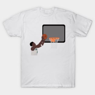 Anthony edwars puts the ball in the basket T-Shirt